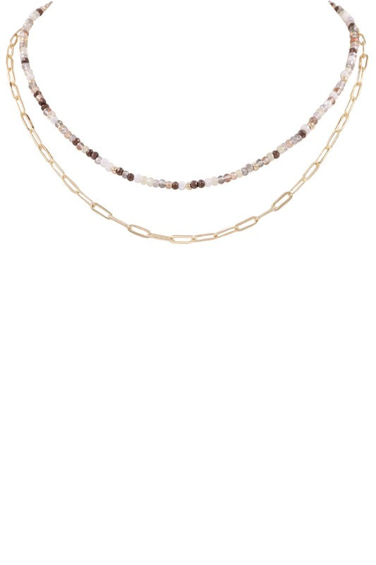 Sandra Layered Chain Necklace (2 Colors!)