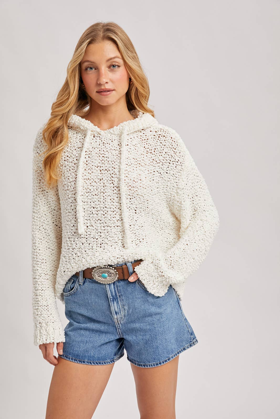 Raye Popcorn Sweater Hoodie