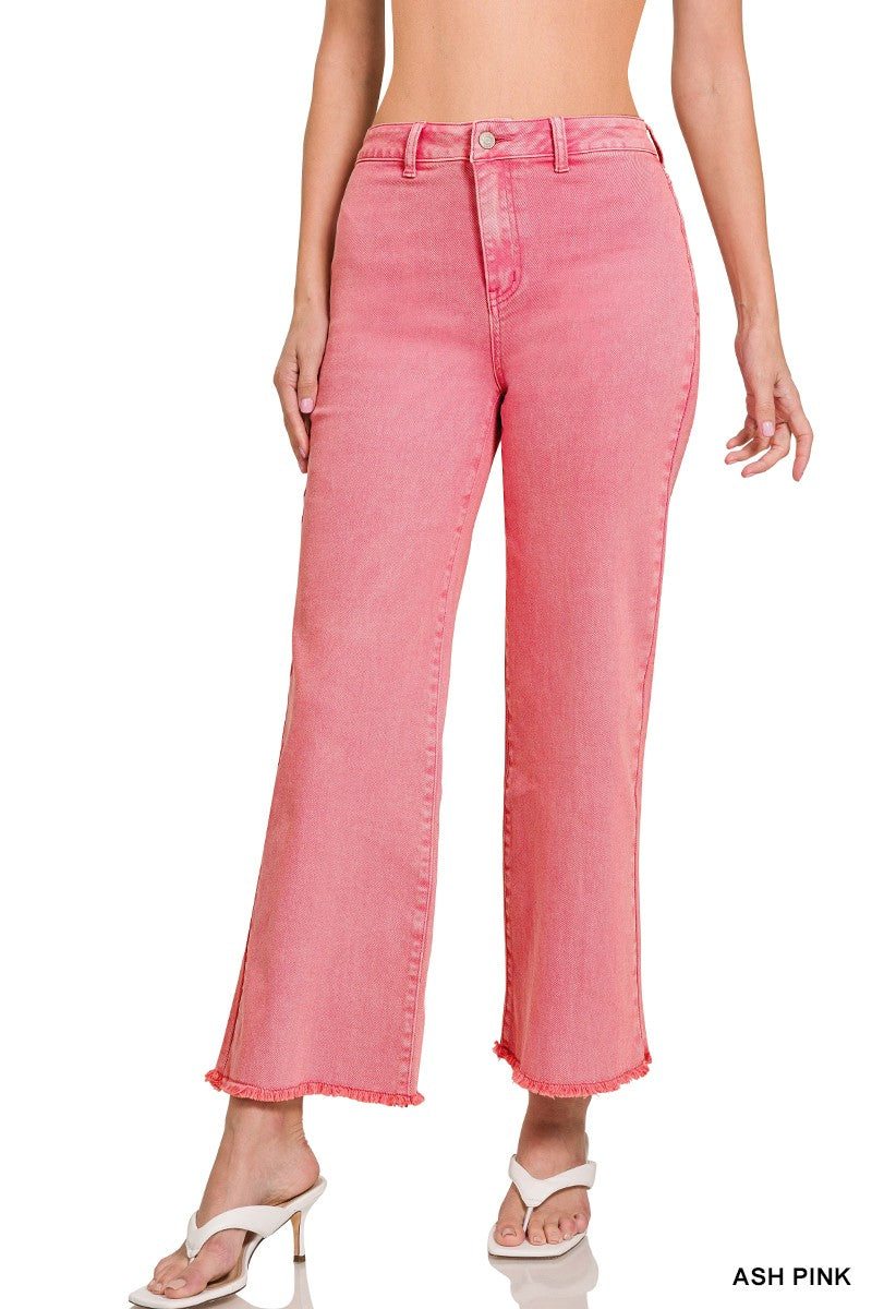 Horner Wide Leg Crop Denim