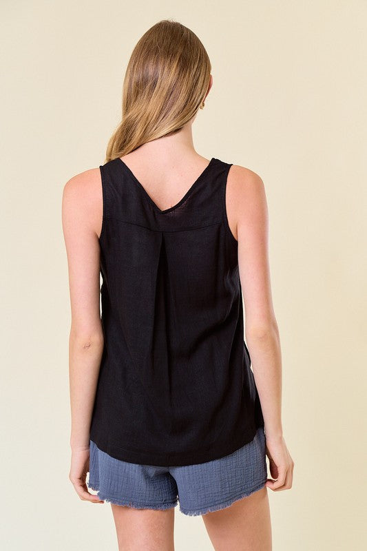 Barker V Neck Top FINAL SALE