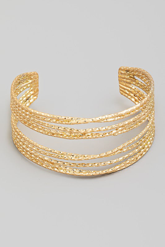 Lamia Metallic Strand Bracelet