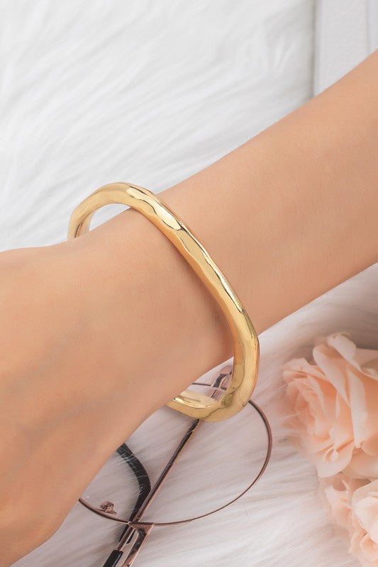Darla Hammered Bangle Bracelet