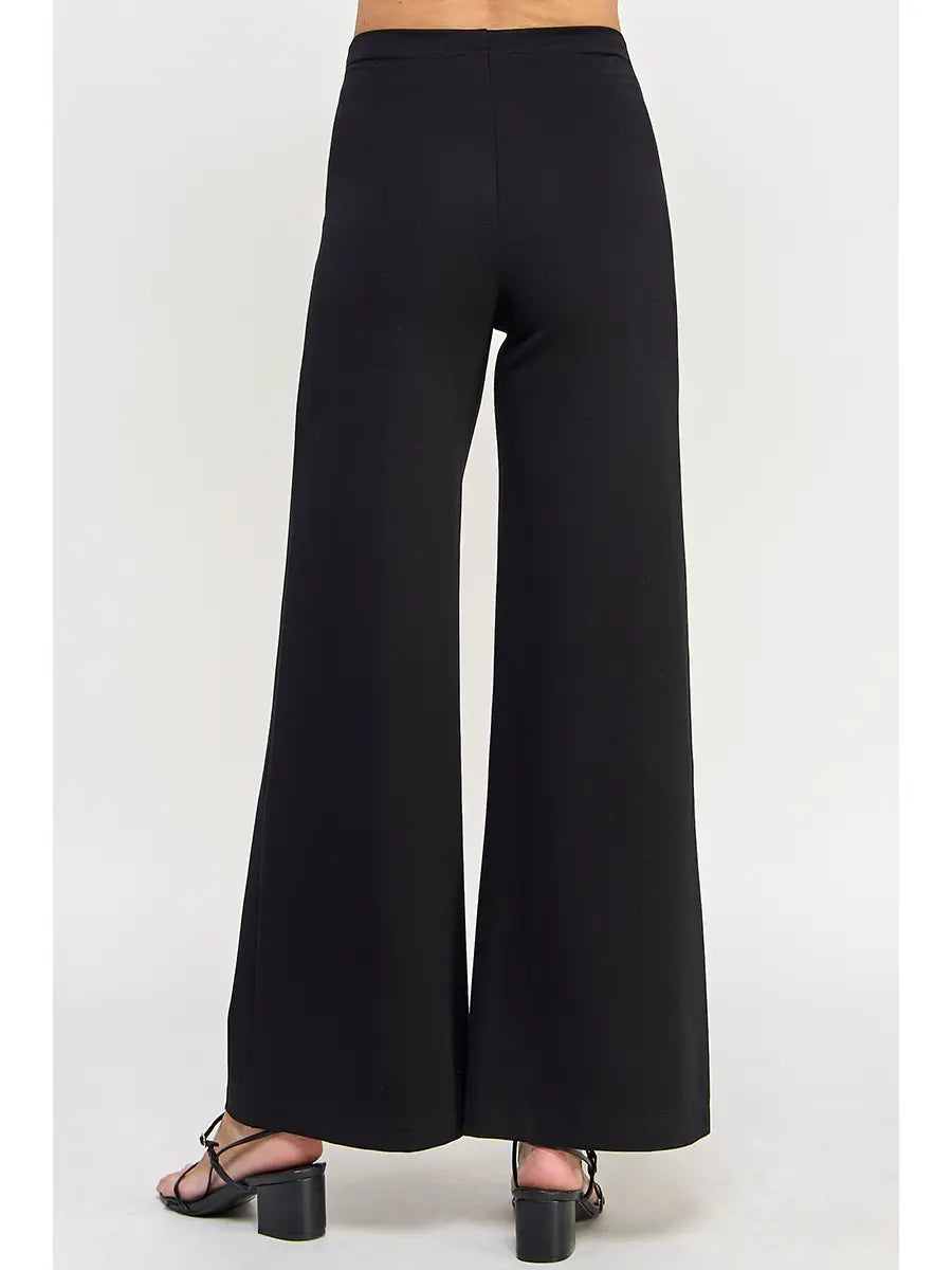 Margaret Wide Leg Ponte Pant