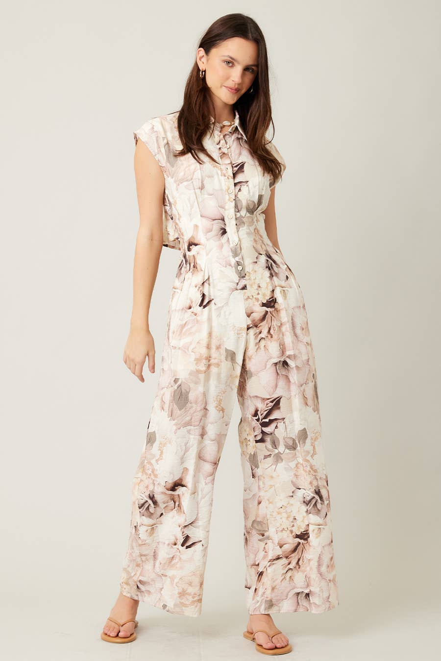 Dullie Printed Cut Out Jumpsuit