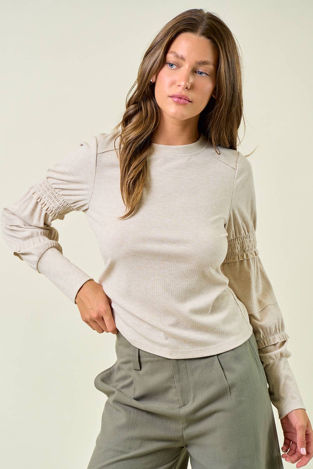 Lea Smocked Top