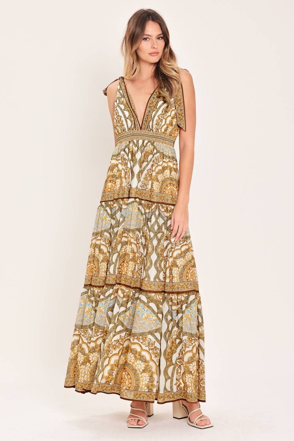 Vaughn Print Maxi Dress