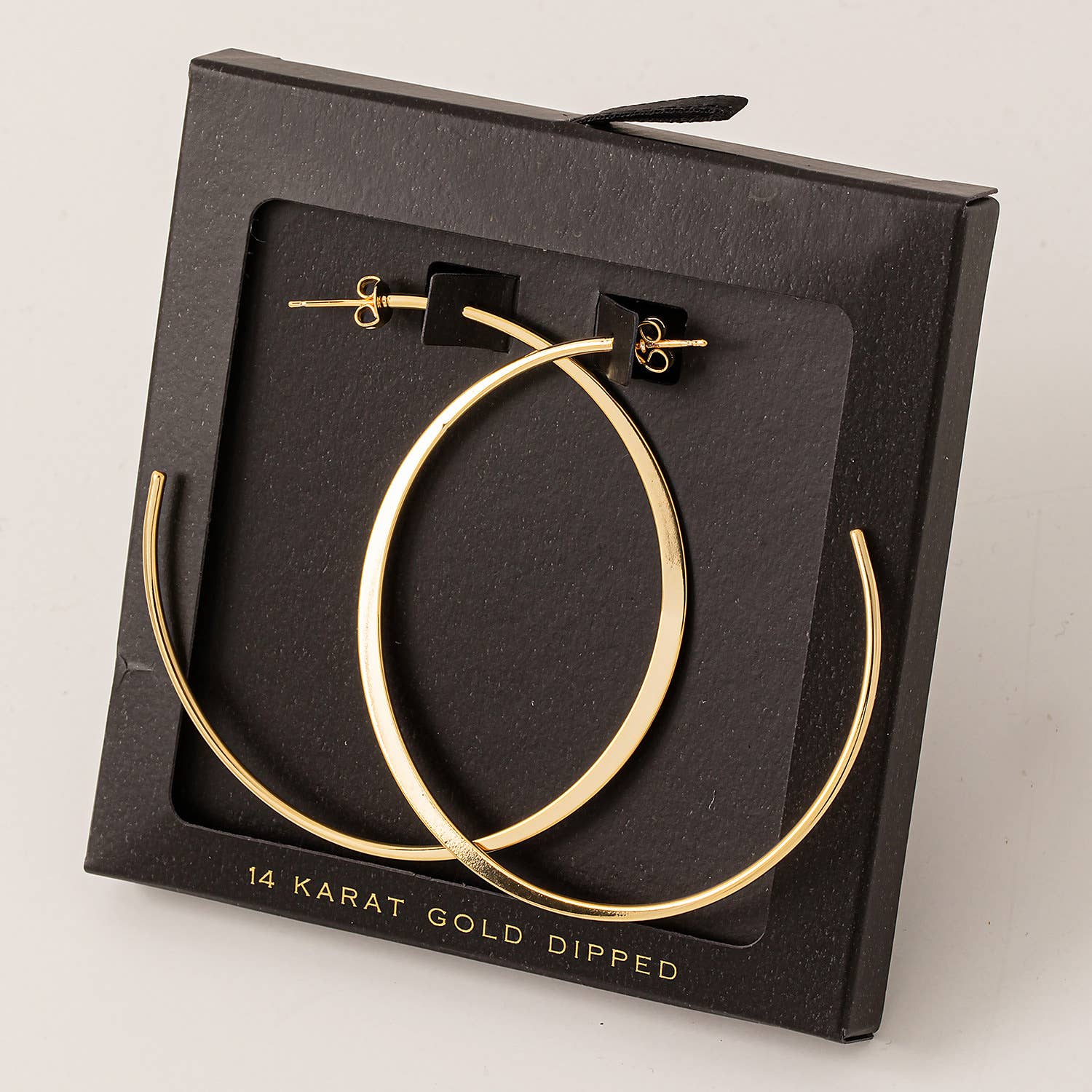 Avvi Secret Box Textured Hoop Earrings