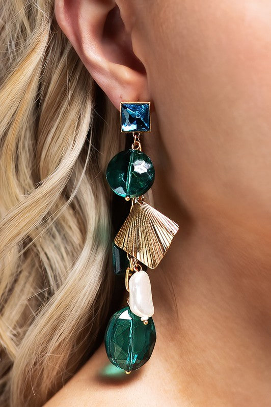 Doe Green Earrings