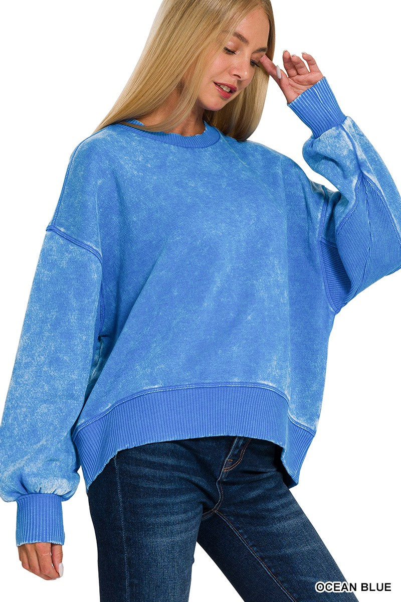 Mildred Oversized Pullover Top