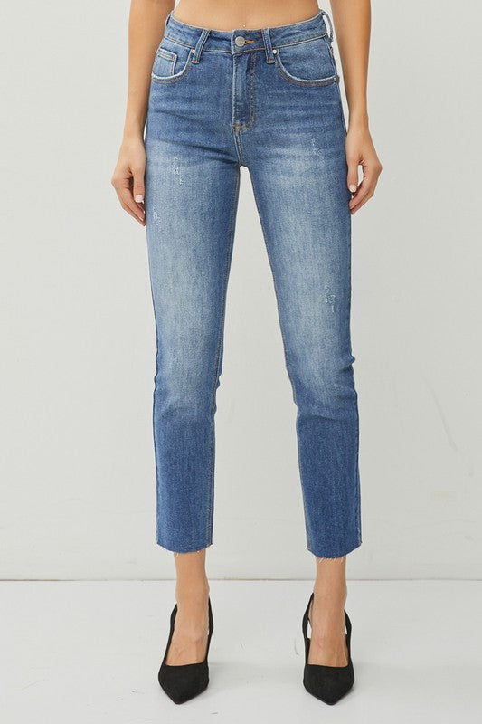 Risen Hailey High Rise Relaxed Skinny Jeans