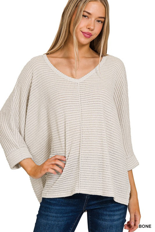 Felicia Hi Low Bone Top