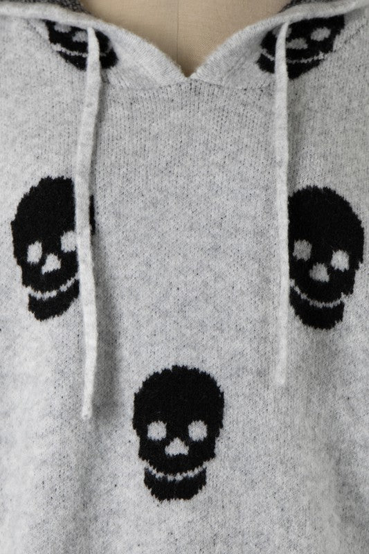 Skully Knit Sweater Hoodie PREORDER