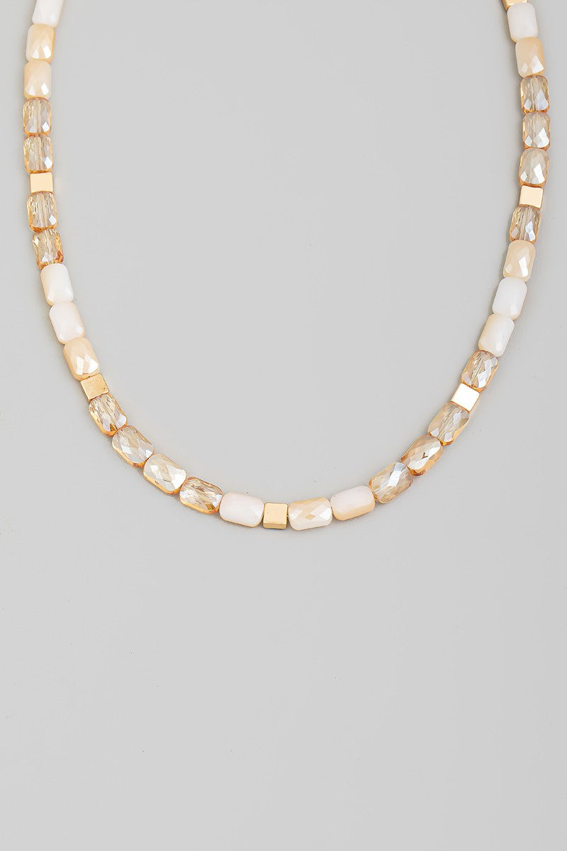 Bellona Faceted Beaded Necklace