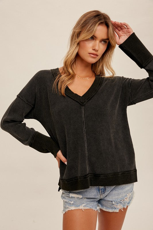 Taite Thermal Knit Top