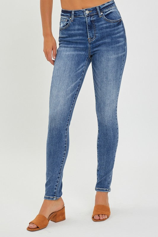 Risen Heely Mid Rise Ankle Skinny Jeans