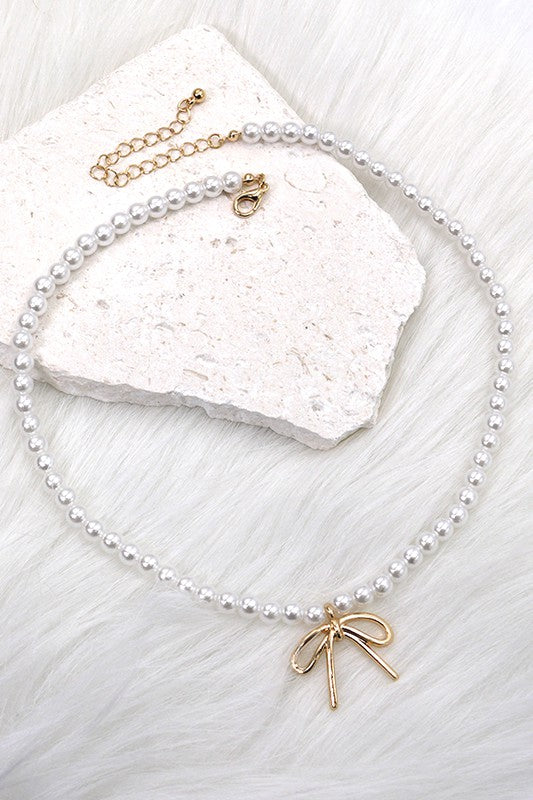 Sabine Pearl Chain Necklace