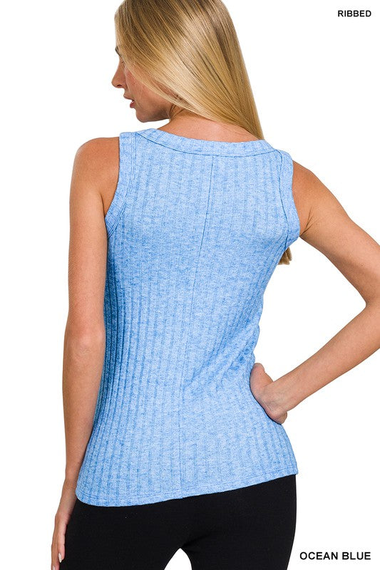 Madeline Ribbed Sleeveless Top (5 Colors!)