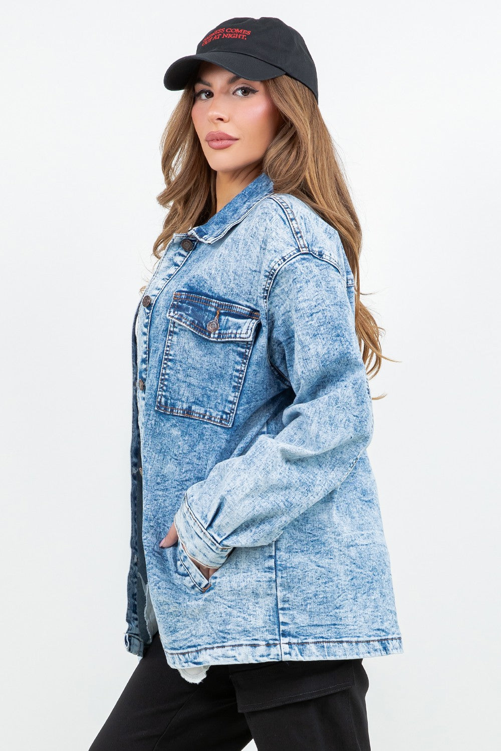 Sinead Oversized Denim Jacket-DEAL OF THE WEEK!