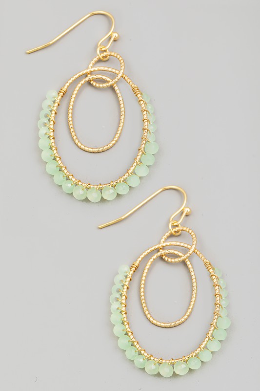 Gala Layered Beaded Earrings (2 Colors!)