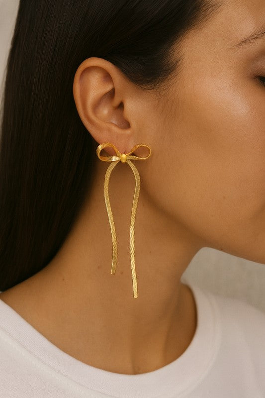 Grace Bow Earrings