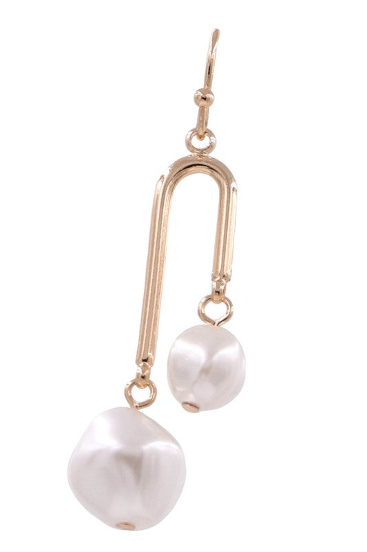 Debra Pearl Charm Drop Earrings