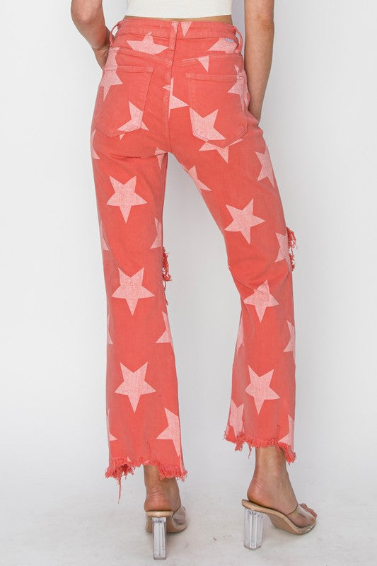 RISEN Bernice Star Printed Pants