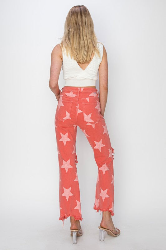 RISEN Bernice Star Printed Pants