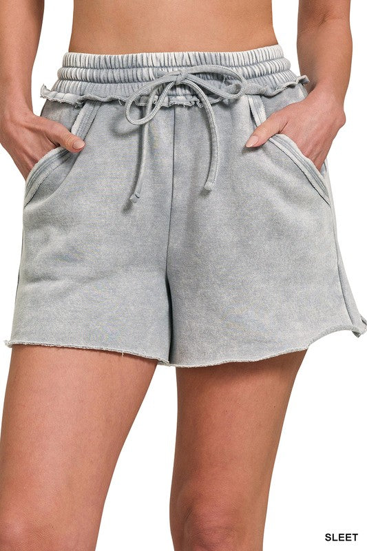 Maika Fleece Drawstring Shorts