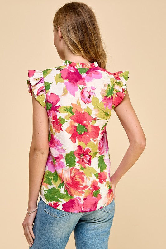 Fawna Floral Top