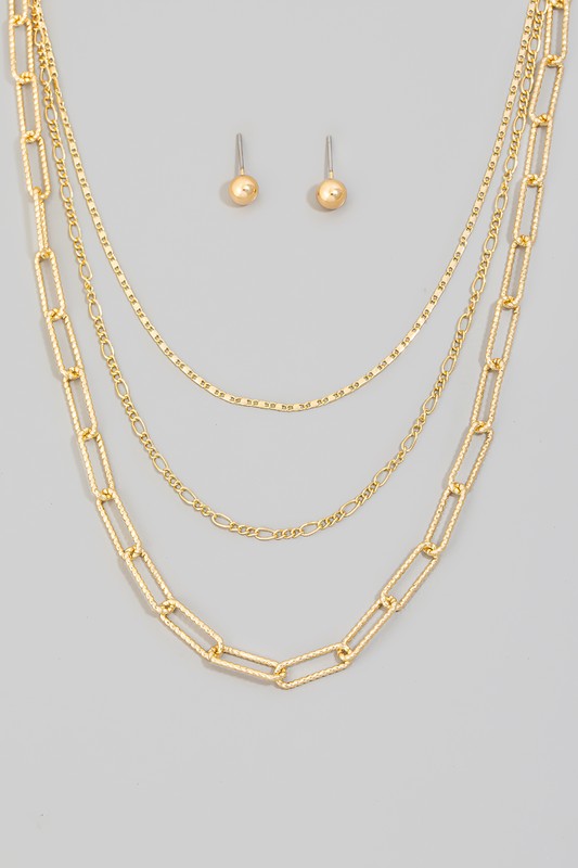 Becky Layered Necklace Set (2 Colors!)