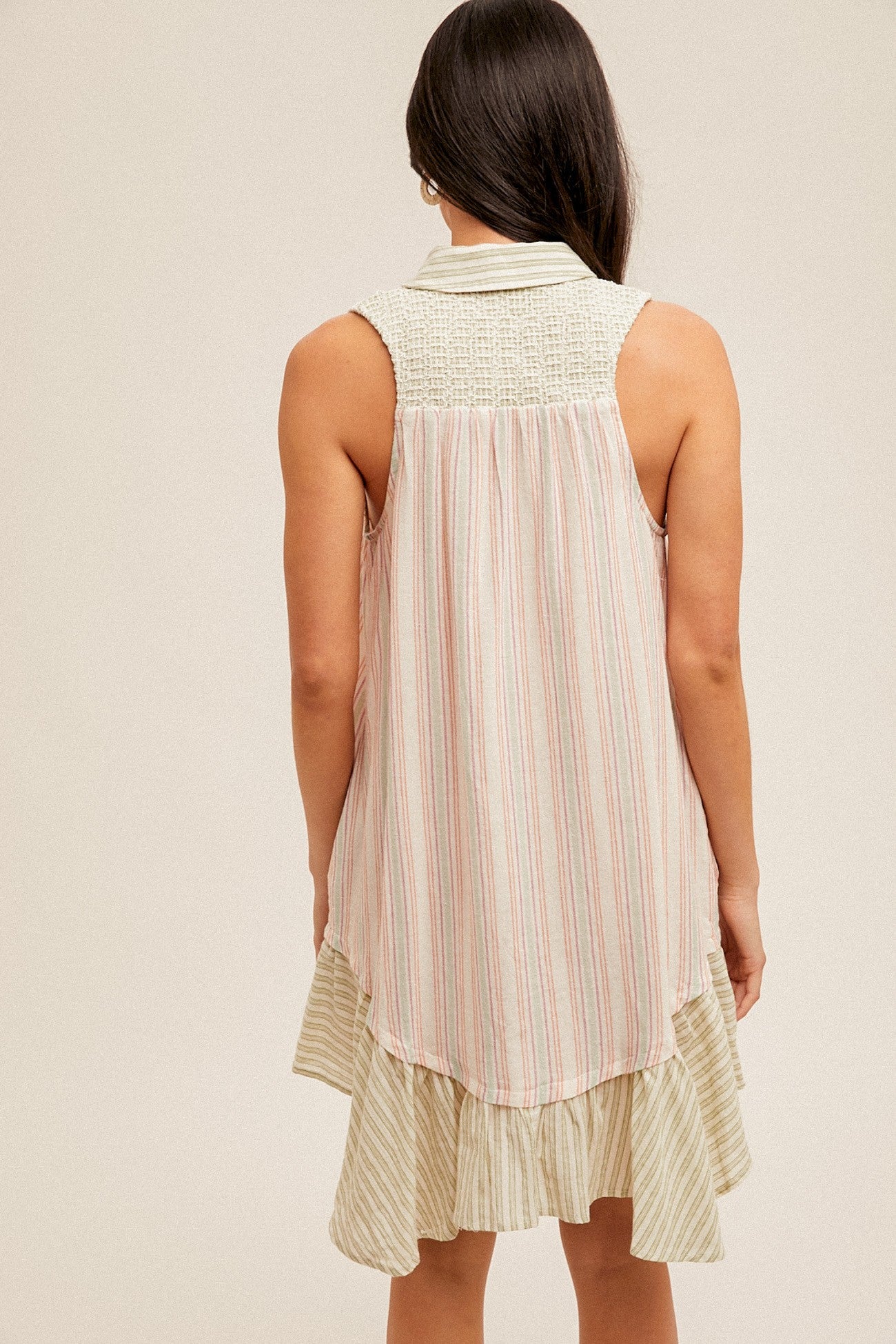 Lillia Stripe Shirt Dress