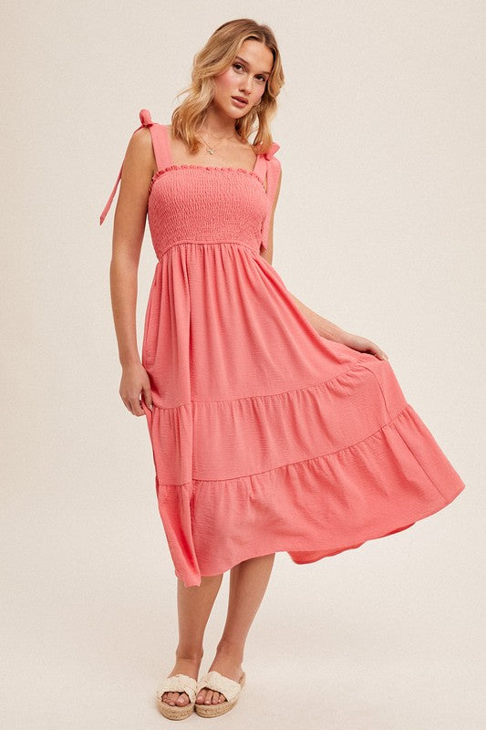 Dakota Tiered Midi Dress (2 Colors!)