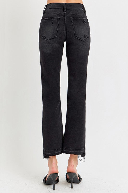 RISEN Darby Mid Rise Black Jeans