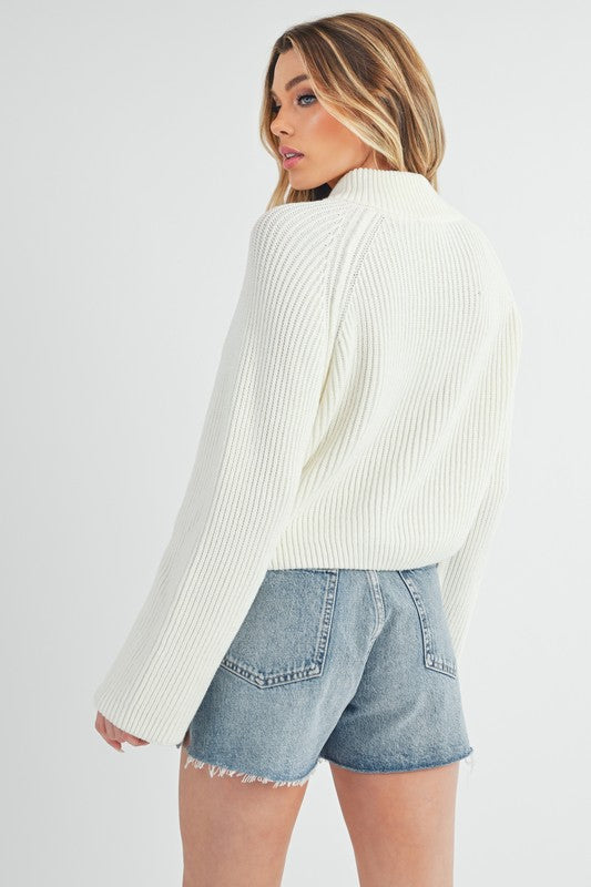 Debbie Half Zip Sweater FINAL SALE