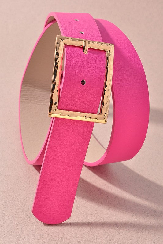 Cecilia Hammered Metal Belt