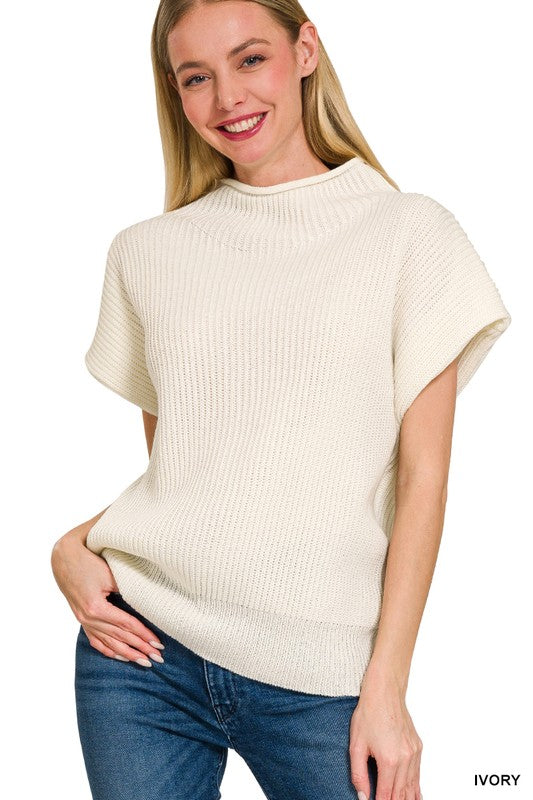 Tiffany Mock Knit Top