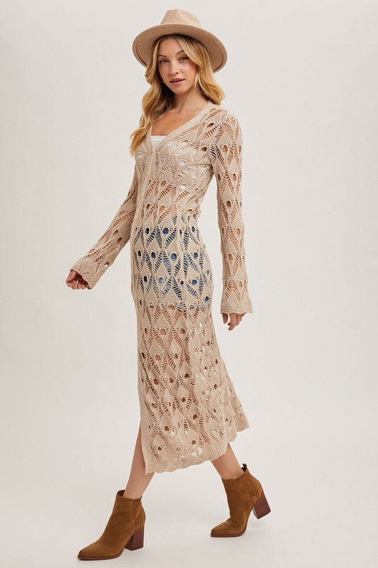 Korigan Crochet Duster Cardigan