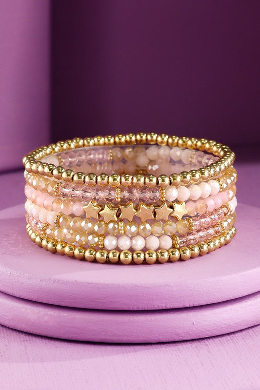 Mellie Bead Stack Bracelets (6 Colors!)