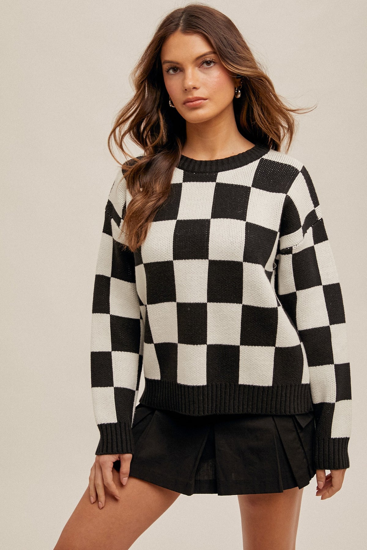 Ferna Check Sweater