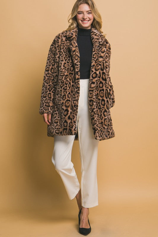 Farla Leopard Fur Jacket