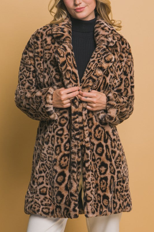 Farla Leopard Fur Jacket