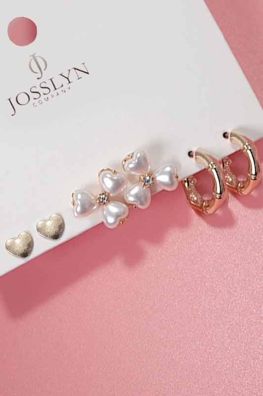 Maureen Trio Earring Set