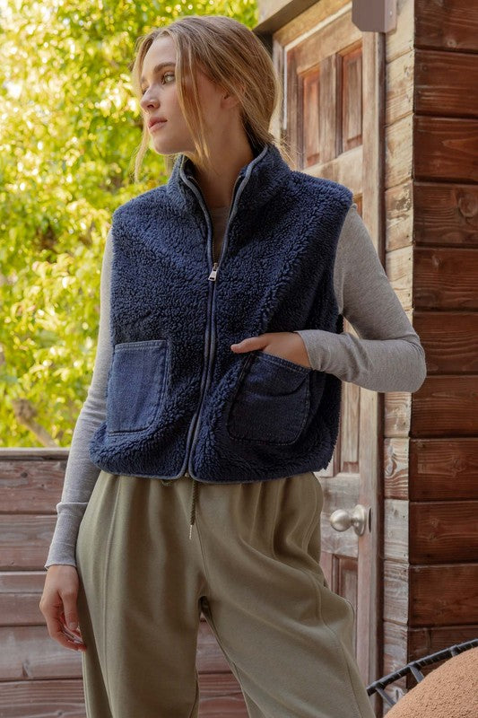 Helen Fur Vest FINAL SALE