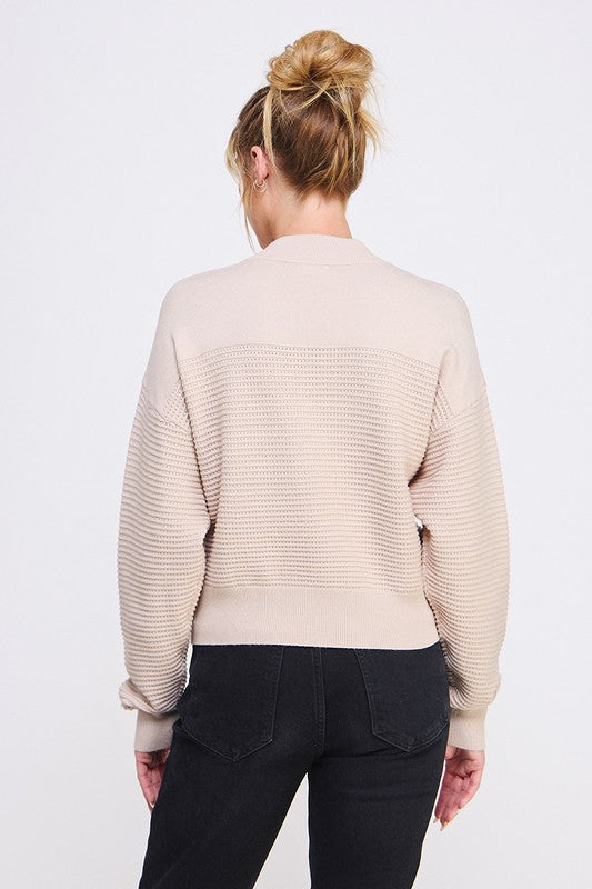 Finley Quarter Zip Sweater FINAL SALE