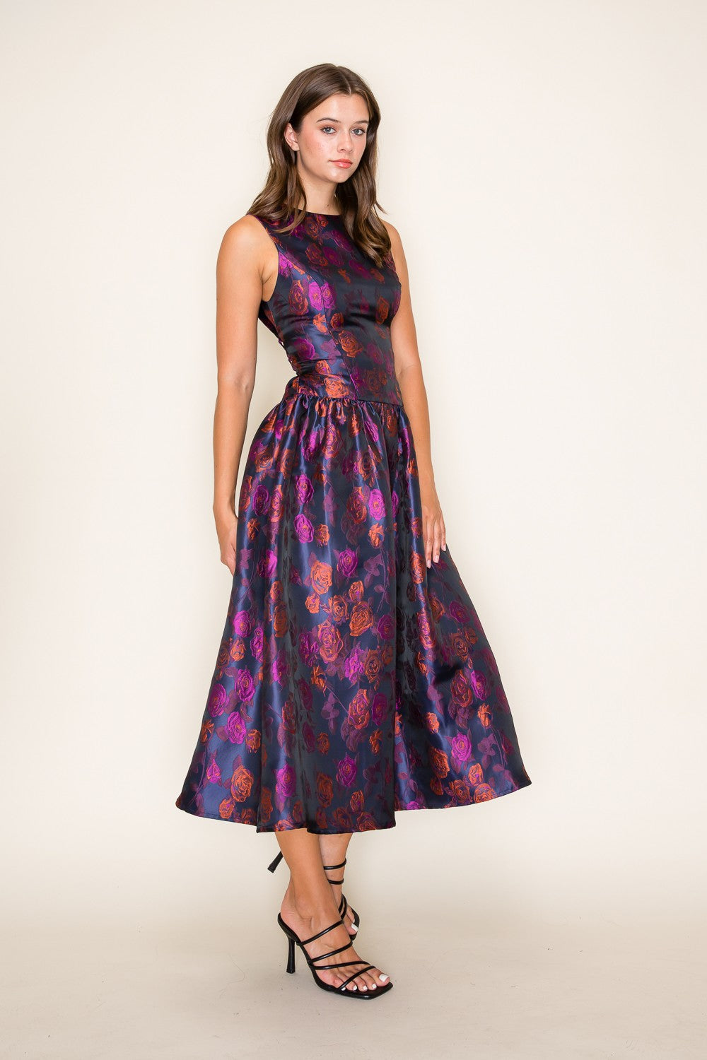 Sadie Jacquard Midi Dress