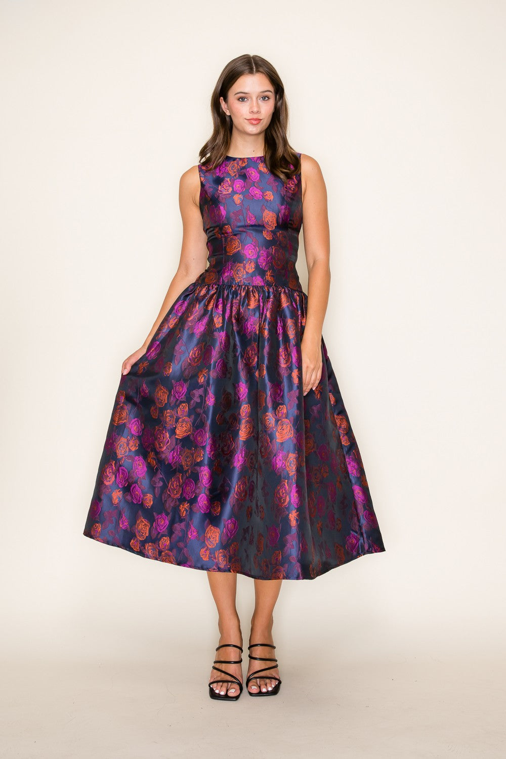 Sadie Jacquard Midi Dress