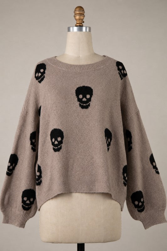 Skull Knit Sweater PREORDER