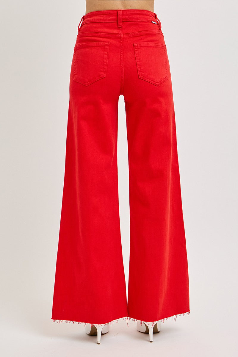 RISEN Grayson High Rise Wide Leg Jeans