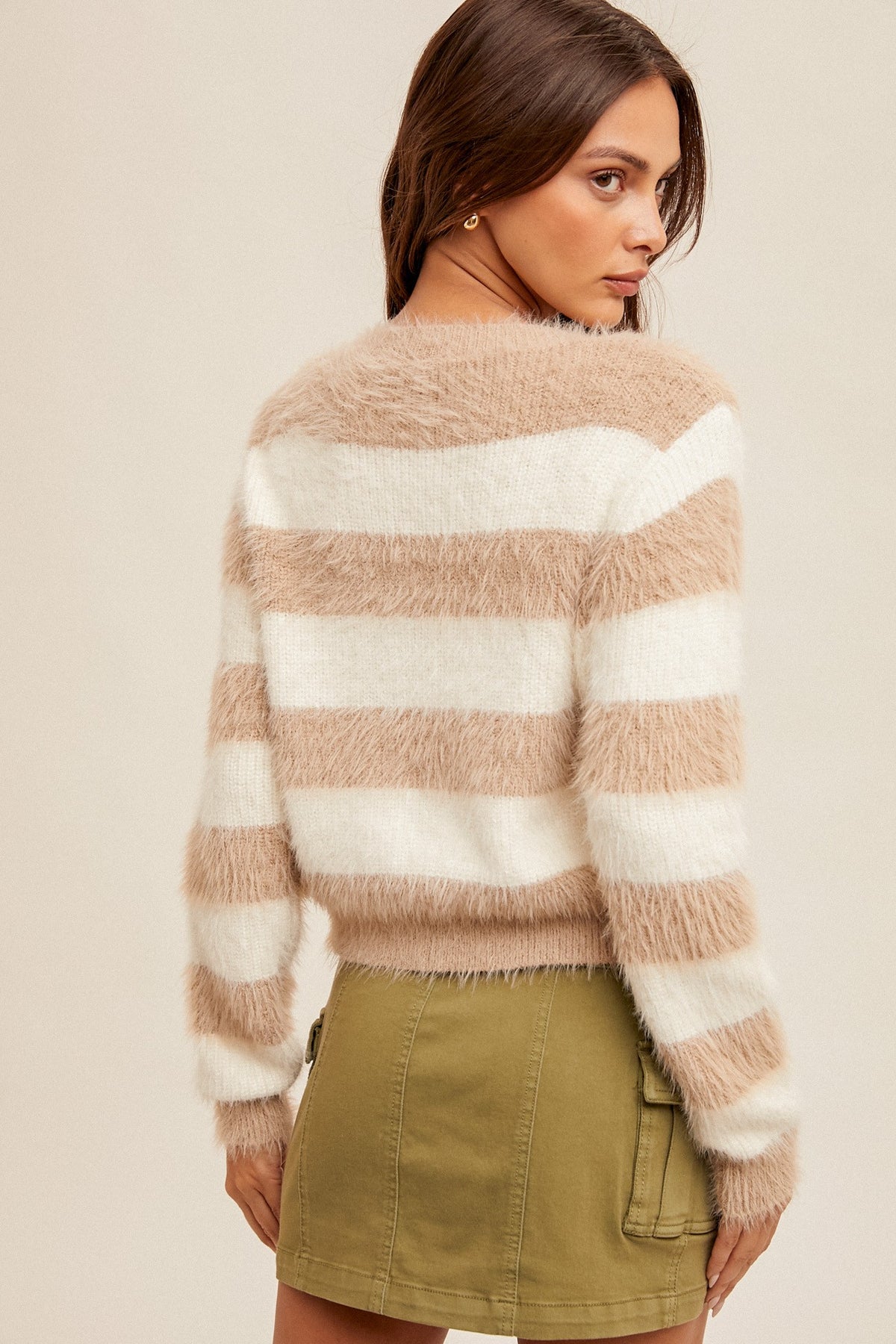 Fannie Stripe Cardigan
