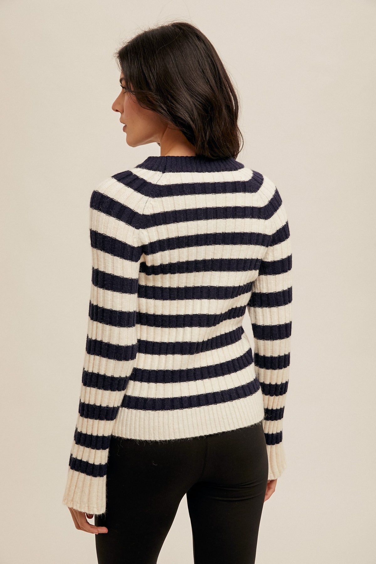 Devin Stripe Ribbed Sweater (2 Colors!)